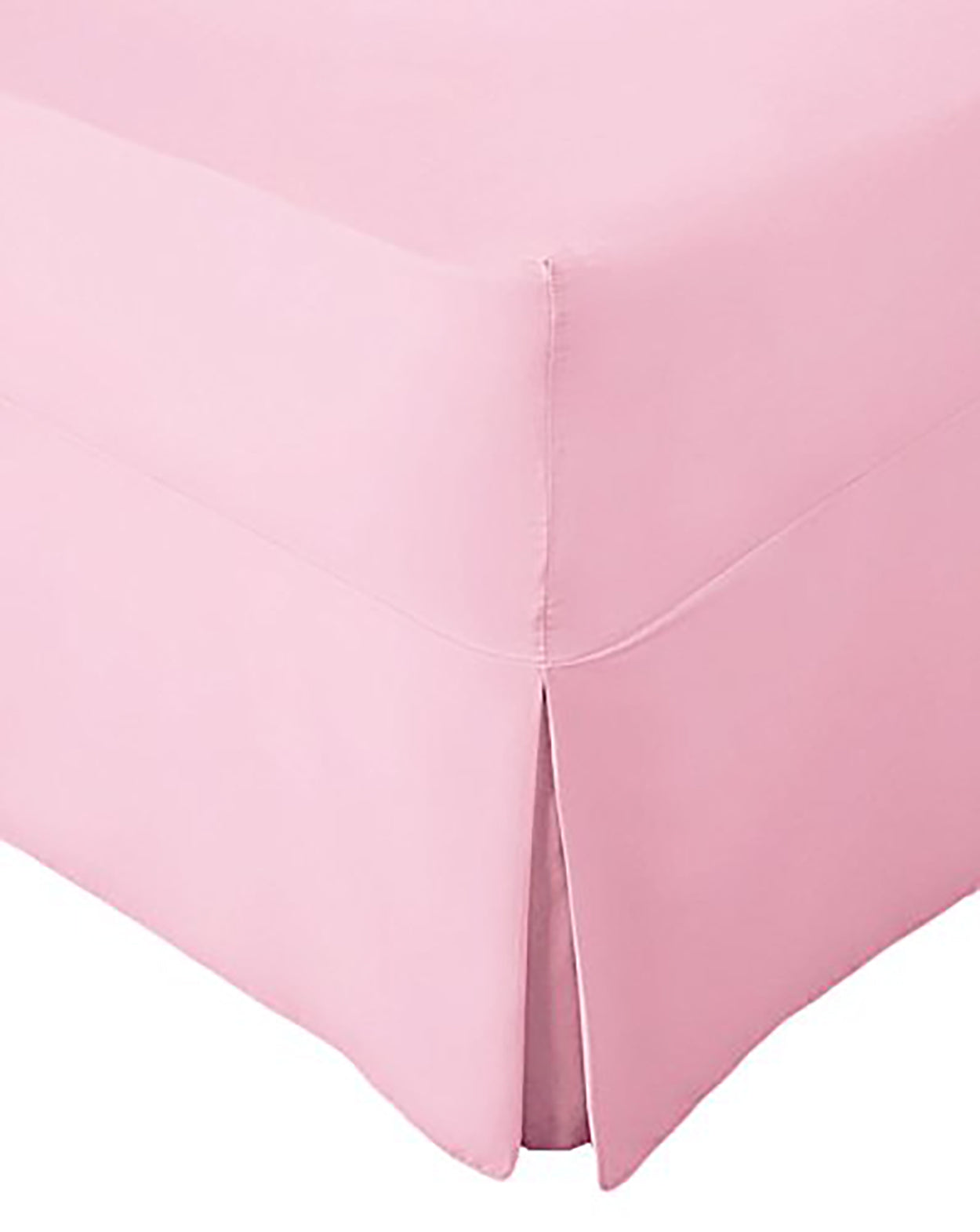 AmigoZone Extra Deep Pollycotton 200 Thread Count Fitted Valance Sheet Pleated