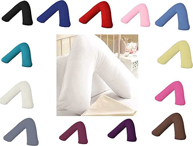 AmigoZone V Shape Pillow Orthopaedic Bamboo Casing Memory Foam