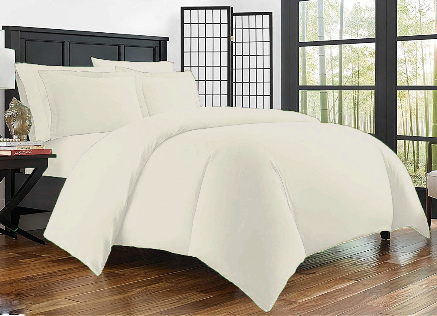 AmigoZone 100% Egyptian Cotton 400 Thread Count Duvet Cover Set
