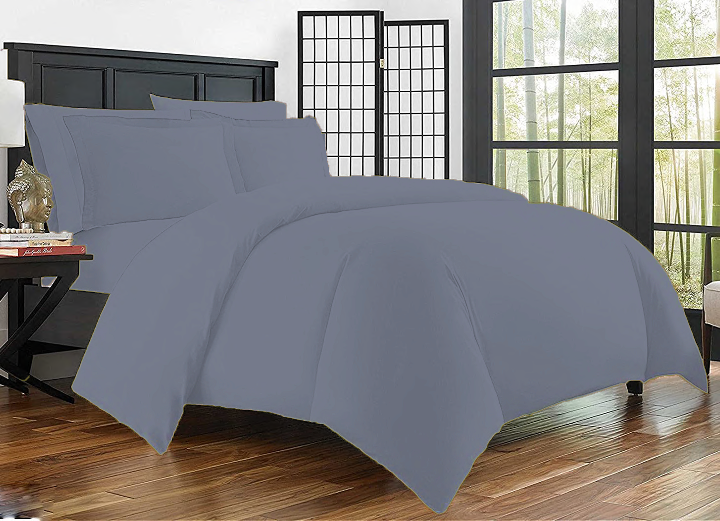 AmigoZone 100% Egyptian Cotton 200 Thread Count Duvet Cover Set