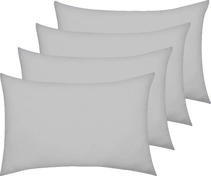 AmigoZone New 4 Pack Pillowcases Housewife Plain Cover Polycotton Percale Bedroom Pillowcases