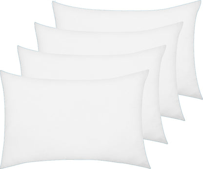 AmigoZone New 4 Pack Pillowcases Housewife Plain Cover Polycotton Percale Bedroom Pillowcases