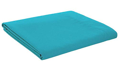 AmigoZone Cotton Percale Count Easy Care Polycotton Flat Sheets