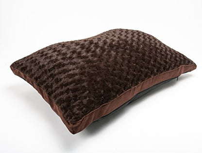 AmigoZone Large & Extra Large Fur Dog Bed Cushion Washable Zipped Mattress,